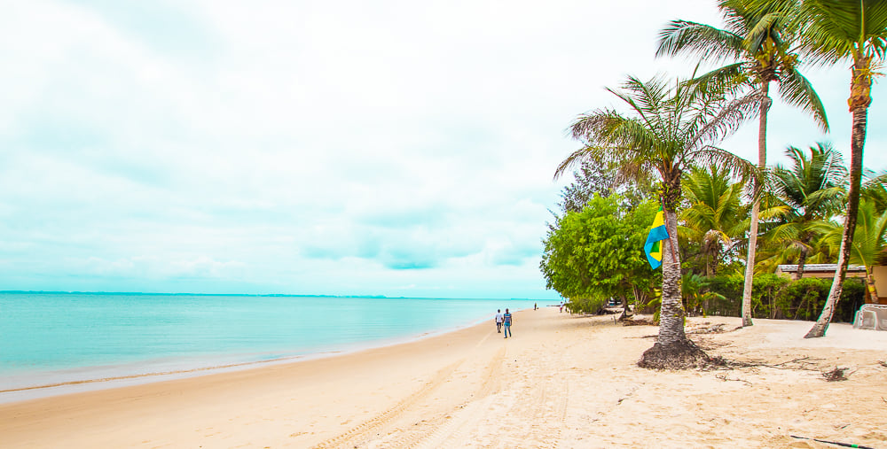 belle plage à la pointe Denis